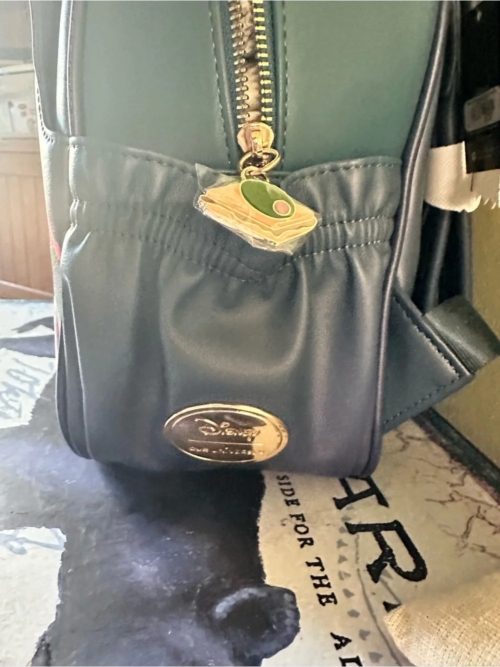 Navy Blue Disney Beauty & the Beast Lumière Backpack - Picture 8 of 14